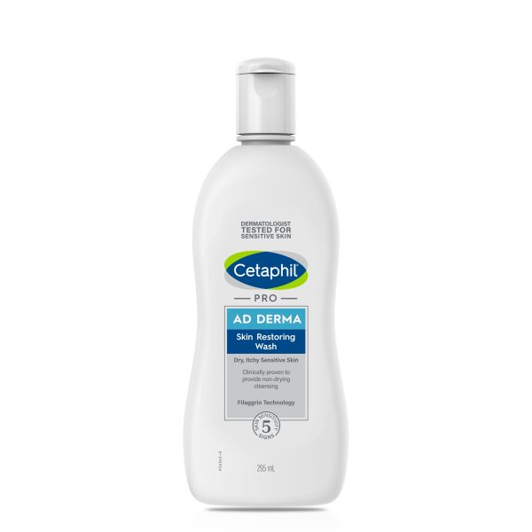 Cetaphil PRO AD Derma Skin Restoring Wash for Eczema-prone skin 295ml