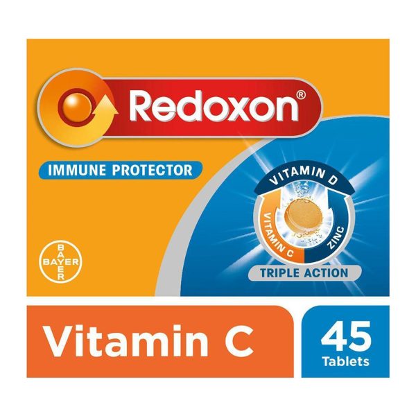 Redoxon Triple Action Orange Effervescent Tablets 45s